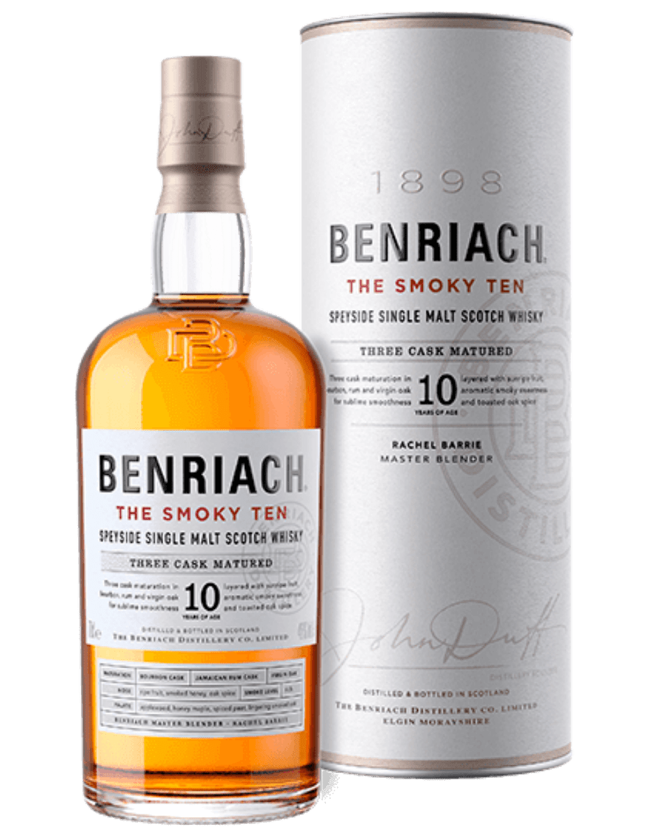 60 BENRIACH THE SMOKY 10YO 46% 0,7L - obrazek 1