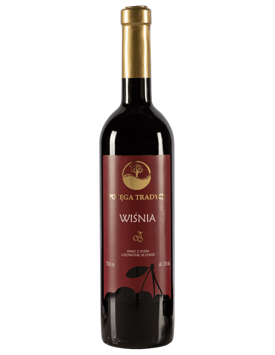 450 POTĘGA TRADYCJI WIŚNIA 13% 0,75L - obrazek 1