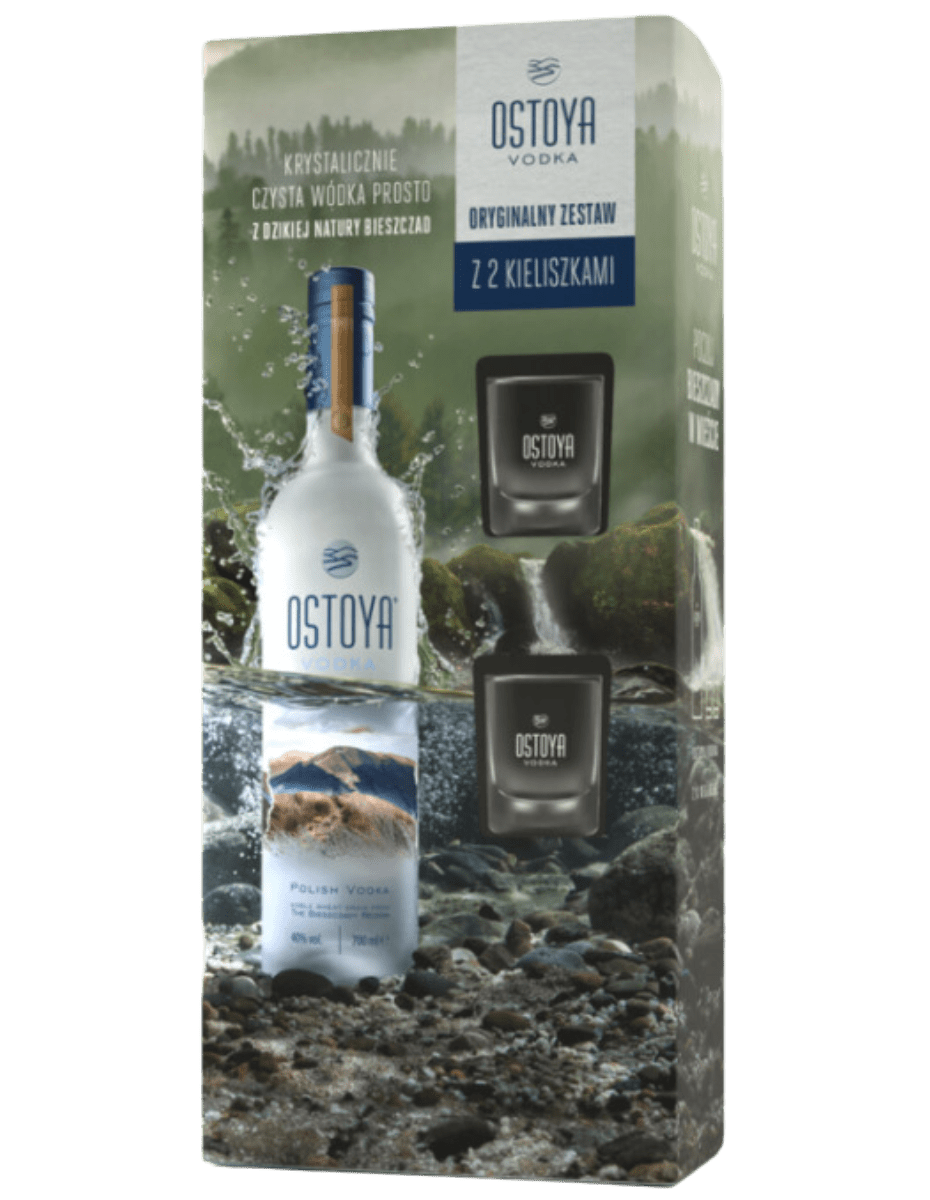 146 OSTOYA +2 KIELISZKI 40% 0,7L - obrazek 1