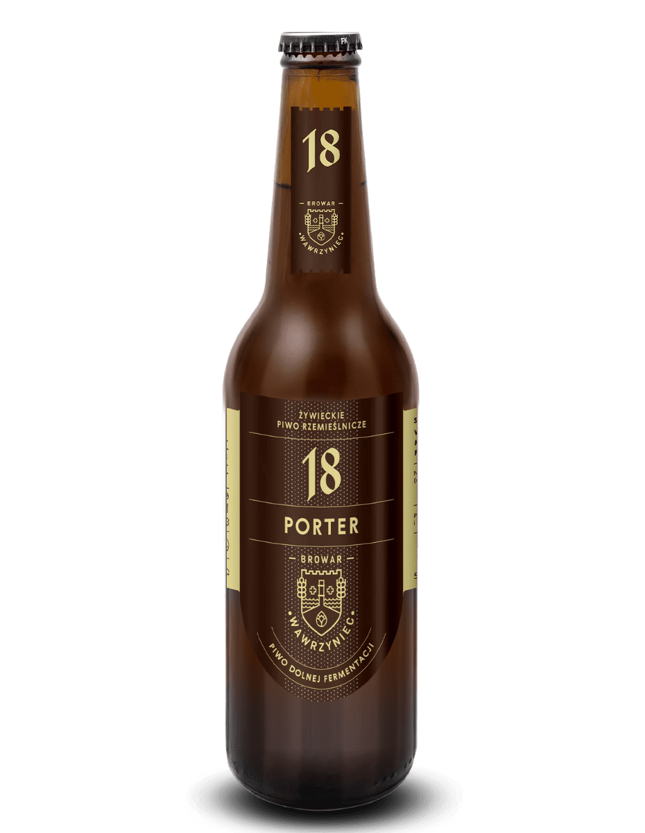 piwo wawrzyniec porter 18 WAWRZYNIEC PORTER 18 7,5% 0,5L - obrazek 1