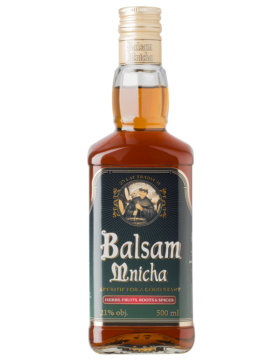 25 BALSAM MNICHA KORZENNY 21% 0,5L - obrazek 1